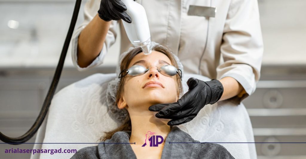 لایه برداری پوست با لیزر