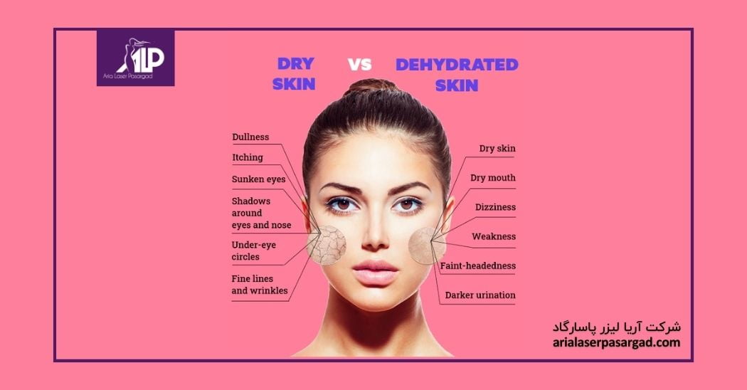 تفاوت پوست خشک و پوست دهیدراته